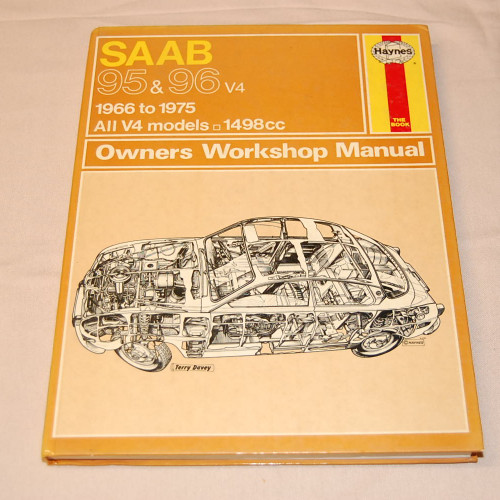 Korjausopas Saab 95 & 96 V4 1966-1975
